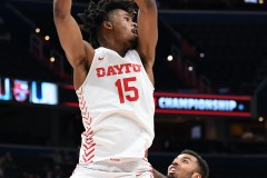 Washington, DC - MARCH 11, 2022: Action from the A10 Quarterfinal game between No.2 Dayton (23-9) and No. 10 U-MASS (15-17) at Capital One Arena in Washington, DC. Dayton defeated U-Mass 75-72.(Photo by Phillip Peters/A Lot of Sports Talk)