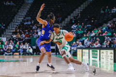 DENTON, TX — February 19, 2025 UNT Mean Green host the Tulsa Golden Hurricane at the Super Pit.
