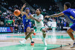 DENTON, TX — February 19, 2025 UNT Mean Green host the Tulsa Golden Hurricane at the Super Pit.