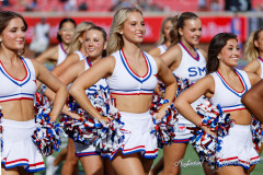 DALLAS, TX — NOV 16, 2024SMU Mustangs battle the Boston College Eagles at Gerald J Ford Stadium.