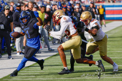 DALLAS, TX — NOV 16, 2024SMU Mustangs battle the Boston College Eagles at Gerald J Ford Stadium.
