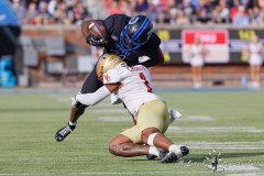 DALLAS, TX — NOV 16, 2024SMU Mustangs battle the Boston College Eagles at Gerald J Ford Stadium.