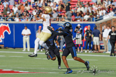 DALLAS, TX — NOV 16, 2024SMU Mustangs battle the Boston College Eagles at Gerald J Ford Stadium.