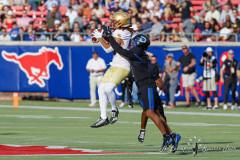 DALLAS, TX — NOV 16, 2024SMU Mustangs battle the Boston College Eagles at Gerald J Ford Stadium.