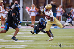 DALLAS, TX — NOV 16, 2024SMU Mustangs battle the Boston College Eagles at Gerald J Ford Stadium.