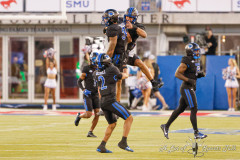 DALLAS, TX — NOV 16, 2024SMU Mustangs battle the Boston College Eagles at Gerald J Ford Stadium.