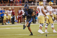DALLAS, TX — NOV 16, 2024SMU Mustangs battle the Boston College Eagles at Gerald J Ford Stadium.