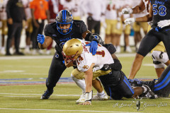 DALLAS, TX — NOV 16, 2024SMU Mustangs battle the Boston College Eagles at Gerald J Ford Stadium.