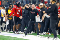 ARLINGTON, TX — DECEMBER 6, 2025 Texas Tech Red Raiders vs BYU Cougars at AT&T Stadium.