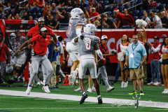 FRISCO, TX — Ohio University defeats UNLV in the Scooters Coffee Frisco Bowl at The Ford Center at The Star.