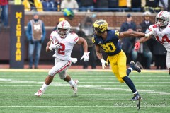 ANN ARBOR, MICHIGAN - NOVEMBER 30: A college football game between the Michigan Wolverines and the Ohio State Buckeyes at Michigan Stadium on November 30, 2019 in Ann Arbor, MI. (Photo by Aaron J. Thornton/A Lot of Sports Talk)
