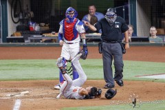 ARLINGTON, TX - APRIL 4: Baltimore Orioles at Texas Rangers at Globe Life Field in Arlington, TX (Photo by Ross James/ALOST)