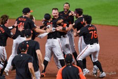 Baltimore, MD - July 8, 2022: Angels at Orioles