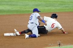 ARLINGTON, TX - JULY 21: The Texas Rangers host the Los Angeles Dodgers at Globe Life Filed in Arlington, TX. (Photo by Ross James/ALOST)