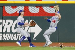 ARLINGTON, TX - JULY 23: The Texas Rangers host the Los Angeles Dodgers at Globe Life Filed in Arlington, TX