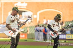 Metallica Night during the Mets vs Giants at Oracle Park in San Francisco, California on May 24, 2022. (Photo by Chris Tuite)