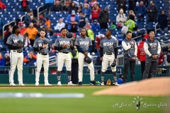 Washington, DC - APRIL 9, 2022: The NY Mets get the win over the Washington Nationals 5-0 and will be looking to sweep the series with a win tomorrow at Nationals Park, Washington DC. (Photo by Phillip Peters/A Lot of Sports Talk)