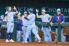 ARLINGTON, TX — Texas Rangers drop game 3 to the Philadelphia Phillies at Globe Life Field in Arlington, TX. The Phillies swept all 3 games in the series.