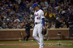Mets pitcher Chris Bassitt walks to the dugout during the middle of the 4th inning after giving up another run to the Padres during the Mets 6-0 loss to the San Diego Padres.