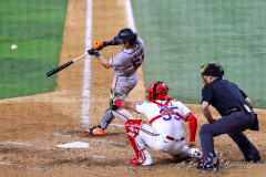 ARLINGTON, TX—August 3, 2026 Texas Rangers drop game 1 of the series against the San Francisco Giants at Globe Life Field.