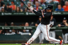 Sept. 06, 2024: Baltimore MD: Baltimore Orioles pitcher Dean Kremer (64) held the Tampa Bay Rays hitless for six innings as they defeat the Rays 2-0 in a Major League Baseball game at Oriole Park at Camden Yards in Baltimore, MD. (Michael R. Smith/A Lot of Sportstalk).