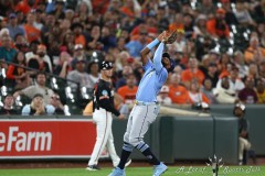 Sept. 06, 2024: Baltimore MD: Baltimore Orioles pitcher Dean Kremer (64) held the Tampa Bay Rays hitless for six innings as they defeat the Rays 2-0 in a Major League Baseball game at Oriole Park at Camden Yards in Baltimore, MD. (Michael R. Smith/A Lot of Sportstalk).