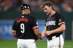 Sept. 06, 2024: Baltimore MD: Baltimore Orioles pitcher Dean Kremer (64) held the Tampa Bay Rays hitless for six innings as they defeat the Rays 2-0 in a Major League Baseball game at Oriole Park at Camden Yards in Baltimore, MD. (Michael R. Smith/A Lot of Sportstalk).