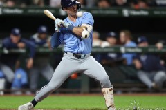 Sept. 06, 2024: Baltimore MD: Baltimore Orioles pitcher Dean Kremer (64) held the Tampa Bay Rays hitless for six innings as they defeat the Rays 2-0 in a Major League Baseball game at Oriole Park at Camden Yards in Baltimore, MD. (Michael R. Smith/A Lot of Sportstalk).