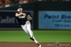 Sept. 06, 2024: Baltimore MD: Baltimore Orioles pitcher Dean Kremer (64) held the Tampa Bay Rays hitless for six innings as they defeat the Rays 2-0 in a Major League Baseball game at Oriole Park at Camden Yards in Baltimore, MD. (Michael R. Smith/A Lot of Sportstalk).