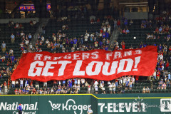 ARLINGTON, TX—Texas Rangers defeat the Toronto Blue Jays at Glob Life Field.