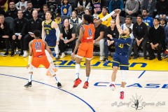 Oklahoma City Thunder @ Golden State Warriors on April 4, 2023 (Photo by Chris Tuite)