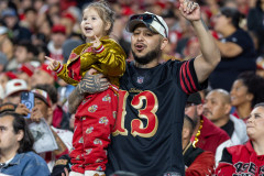 SANTA CLARA, CALIFORNIA — NOVEMBER 24:  at Levi’s Stadium on November 24, 2025, in Santa Clara, California.  (Dale Horton/A Lot of Sports Talk)