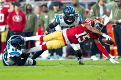 SANTA CLARA, CALIFORNIA — NOVEMBER 24:  at Levi’s Stadium on November 24, 2025, in Santa Clara, California.  (Dale Horton/A Lot of Sports Talk)