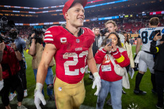 SANTA CLARA, CALIFORNIA — NOVEMBER 24:  at Levi’s Stadium on November 24, 2025, in Santa Clara, California.  (Dale Horton/A Lot of Sports Talk)