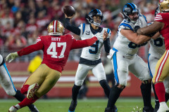 SANTA CLARA, CALIFORNIA — NOVEMBER 24:  at Levi’s Stadium on November 24, 2025, in Santa Clara, California.  (Dale Horton/A Lot of Sports Talk)