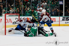 DALLAS, TX — Game 2 of the Stanley Cup Playoffs featuring the Dallas Stars and Colorado Avalanche at American Airlines Center. Colorado leads the best of 7 series 1-0.