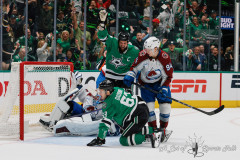 DALLAS, TX — Game 2 of the Stanley Cup Playoffs featuring the Dallas Stars and Colorado Avalanche at American Airlines Center. Colorado leads the best of 7 series 1-0.