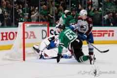 DALLAS, TX — Game 2 of the Stanley Cup Playoffs featuring the Dallas Stars and Colorado Avalanche at American Airlines Center. Colorado leads the best of 7 series 1-0.