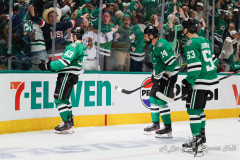 DALLAS, TX — Game 2 of the Stanley Cup Playoffs featuring the Dallas Stars and Colorado Avalanche at American Airlines Center. Colorado leads the best of 7 series 1-0.