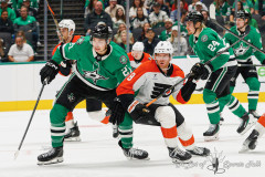 DALLAS, TX — NOV 15, 2025 Dallas Stars vs Philadelphia Flyers at American Airlines Center.