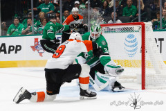 DALLAS, TX — NOV 15, 2025 Dallas Stars vs Philadelphia Flyers at American Airlines Center.