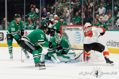 DALLAS, TX — NOV 15, 2025 Dallas Stars vs Philadelphia Flyers at American Airlines Center.