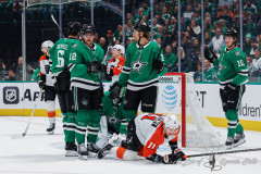 DALLAS, TX — NOV 15, 2025 Dallas Stars vs Philadelphia Flyers at American Airlines Center.