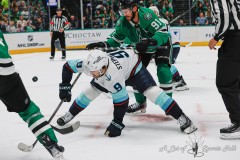 DALLAS, TX — OCT 13, 2024Dallas Stars host the Seattle Kraken at American Airlines Center in Dallas.