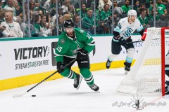 DALLAS, TX — OCT 13, 2024Dallas Stars host the Seattle Kraken at American Airlines Center in Dallas.