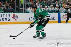 DALLAS, TX — OCT 13, 2024Dallas Stars host the Seattle Kraken at American Airlines Center in Dallas.