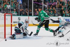 DALLAS, TX — OCT 13, 2024Dallas Stars host the Seattle Kraken at American Airlines Center in Dallas.