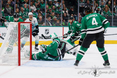 DALLAS, TX — NOV 9, 2025 Dallas Stars vs Seattle Kraken from American Airlines Center in Dallas. DALLAS, TX — NOV 9, 2025 Dallas Stars vs Seattle Kraken from American Airlines Center in Dallas.