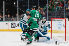 DALLAS, TX — NOV 16, 2024Dallas Stars host the San Jose Sharks at American Airlines Center.