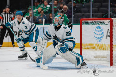 DALLAS, TX — NOV 16, 2024Dallas Stars host the San Jose Sharks at American Airlines Center.